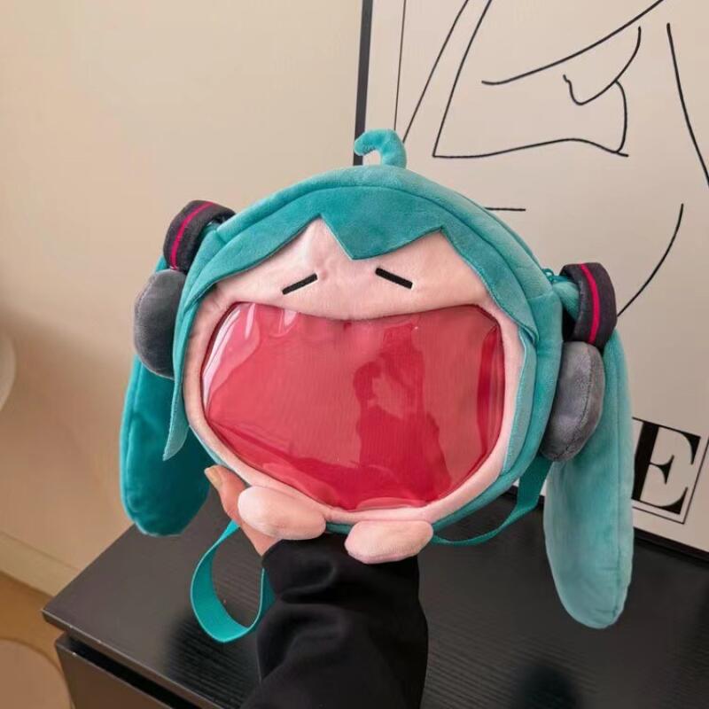 Travel Accessories Cute - Japanese Style Hatsune Miku Plush Crossbody