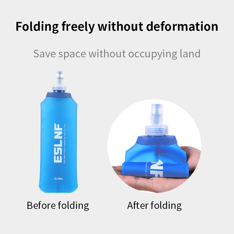 Water Bottle Collapsible - 500ml Collapsible Water Bottle Soft Flask