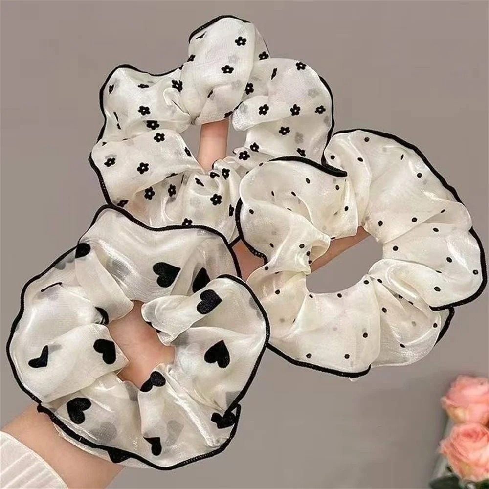 Travel Accessories Kit - 3Pcs/set Minimalist Sweet Fabric Hair Ties