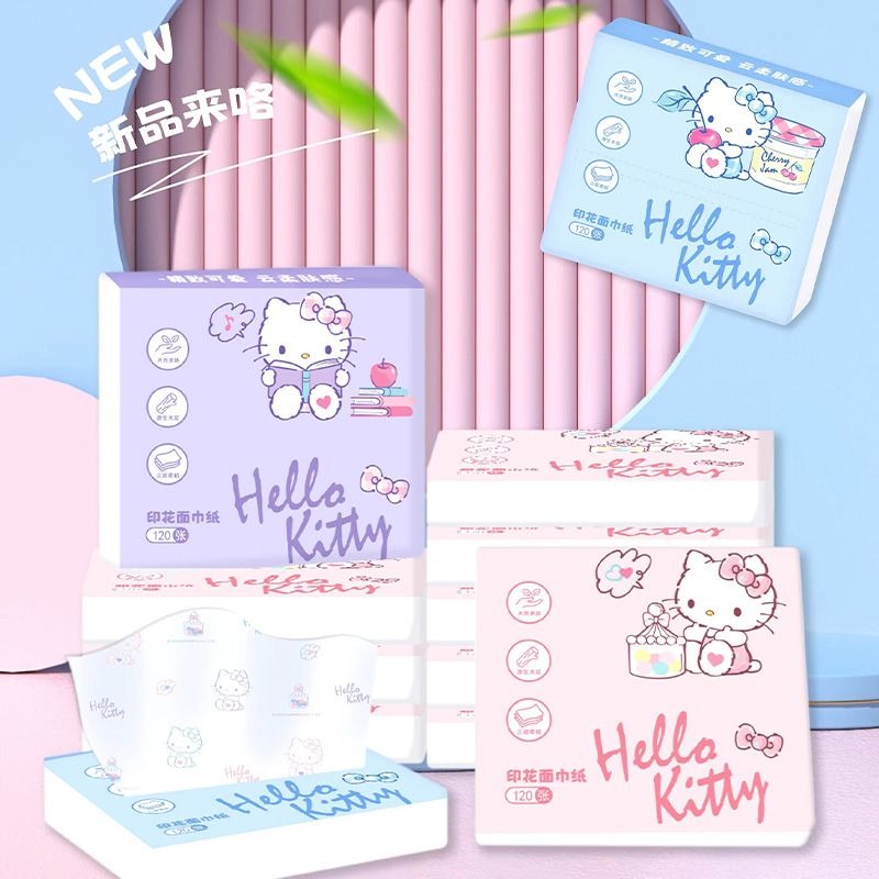 New Hello Kitty Bag Tissues 6  - Travel Accessories For Japan 评论和价格
