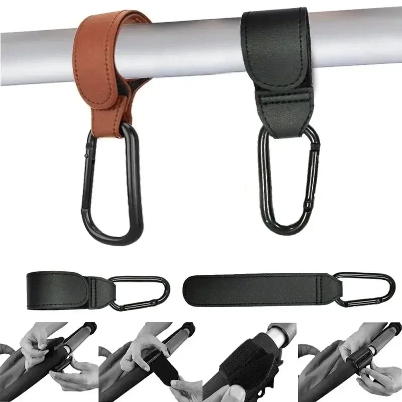Baby Stroller Hook Fashion PU  - Travel Accessories For Baby 评论和价格