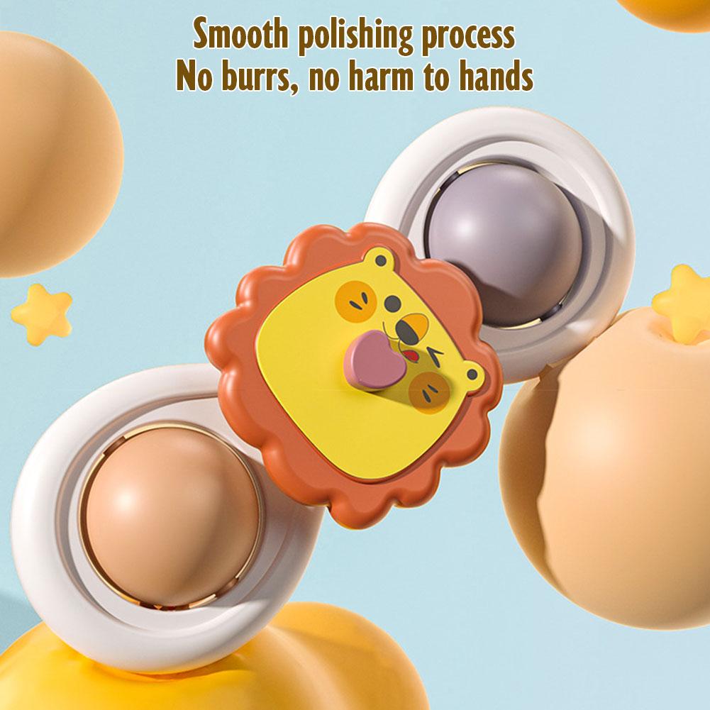 3PCS Suction Cup Rotating Toy  - Travel Accessories For Baby 评论和价格