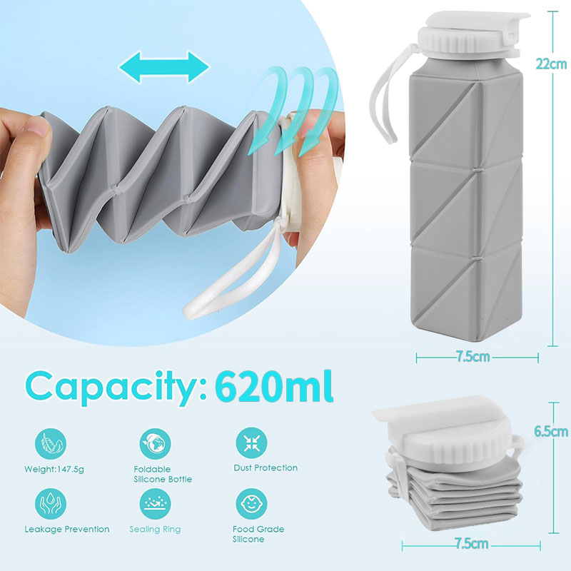 620ml Collapsible Water Bottle - Water Bottle Collapsible 评论和价格