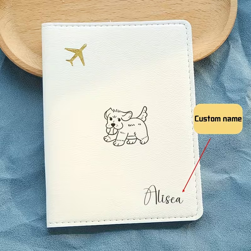 Custom Passport Cover with a C - Travel Accessories For Dogs 评论和价格