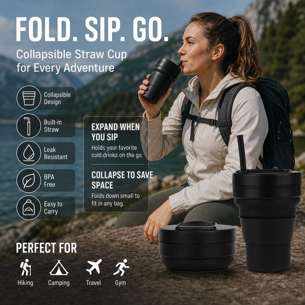 Collapsible Silicone Coffee Cu - Water Bottle Collapsible 评论和价格