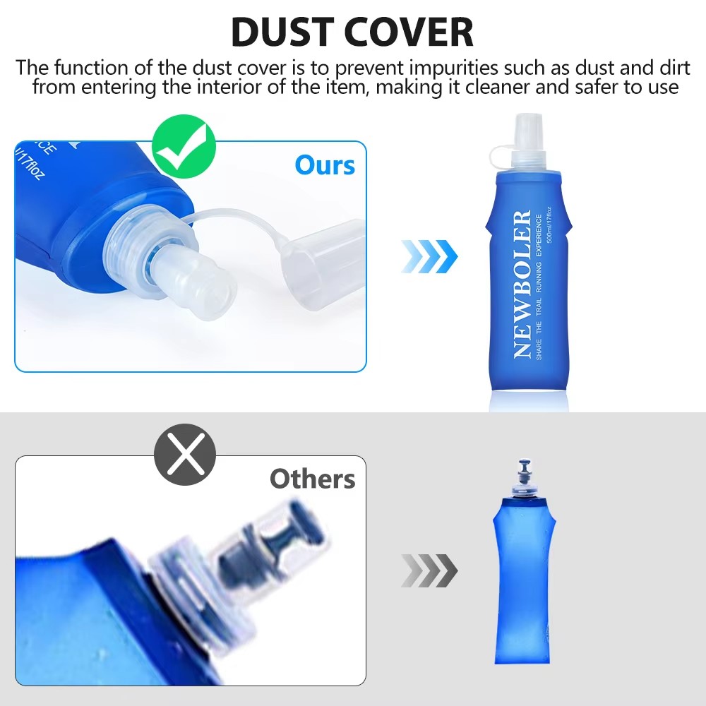 NEWBOLER 250ml/500ml Outdoor C - Water Bottle Collapsible 评论和价格