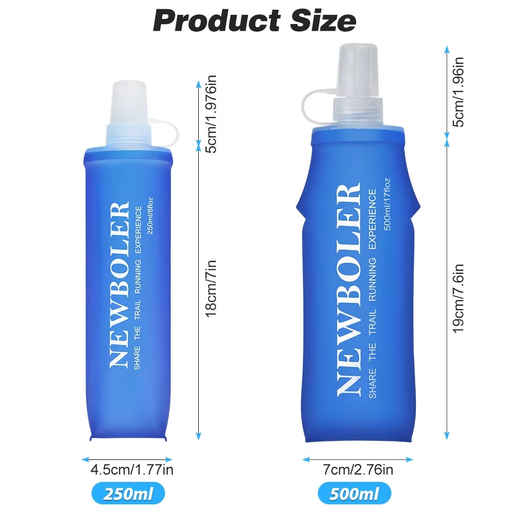 NEWBOLER 250ml/500ml Outdoor C - Water Bottle Collapsible 评论和价格